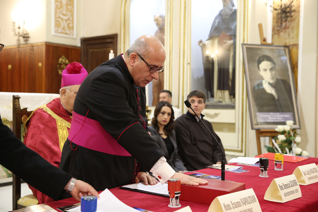 Giuramento dei membri del Tribunale Ecclesiastico - Mons. Erasmo Napolitano
